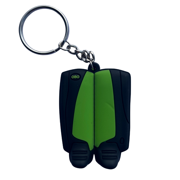 OBO | OBO OBO Key Rings | OBO Key Rings - Black Wing / Green | Total Hockey