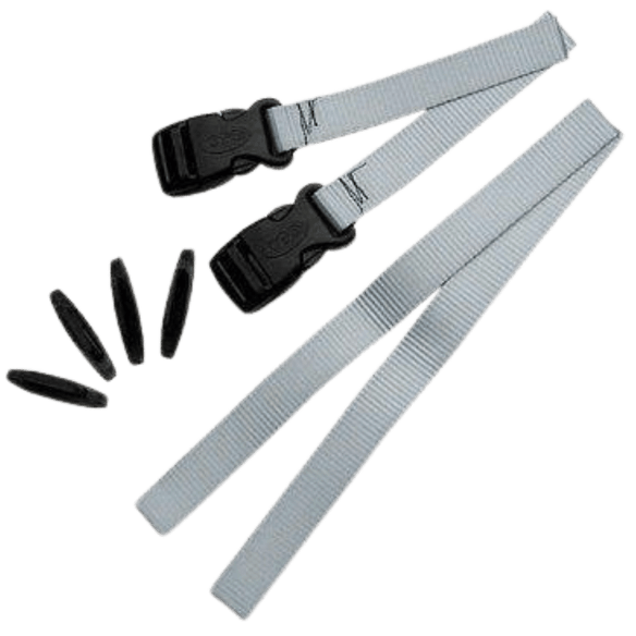 OBO | OBO Rear Kicker Straps | Rear Kicker Straps - Silver / 1 Set | Total Hockey