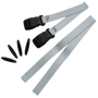 OBO | OBO Rear Kicker Straps | Rear Kicker Straps - Silver / 1 Set | Total Hockey