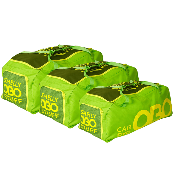 OBO | OBO Carry Bag Green/Lime | Carry Bag Green/Lime - Green/Lime / Small | Total Hockey