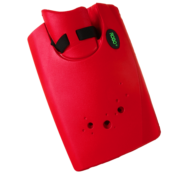 OBO | OBO ROBO PLUS Hand Protector Left Red | ROBO PLUS Hand Protector Left Red - Red / Medium | Total Hockey