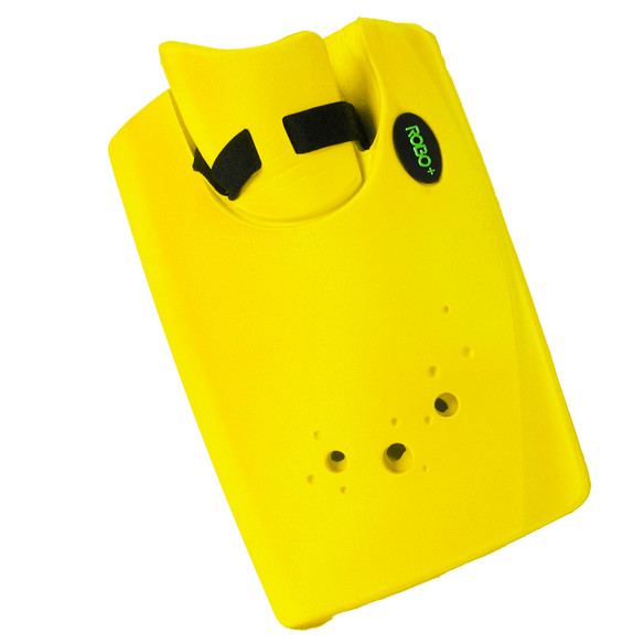 OBO | OBO ROBO PLUS Hand Protector Left Yellow | ROBO PLUS Hand Protector Left Yellow - Yellow / Medium | Total Hockey