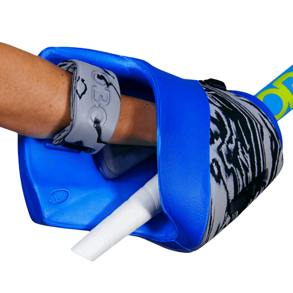 OBO | OBO ROBO PLUS Hand Protector Right Blue | ROBO PLUS Hand Protector Right Blue - Blue / Medium | Total Hockey