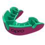 OPRO | OPRO Silver Gum Shield Gen 5 | Silver Gum Shield Gen 5 - Pink / Green | Total Hockey