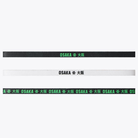 OSAKA Hockey | OSAKA Hockey Elastic Hairband Pack - Non Slip | Elastic Hairband Pack - Non Slip - Iconic (Black & White) | Total Hockey