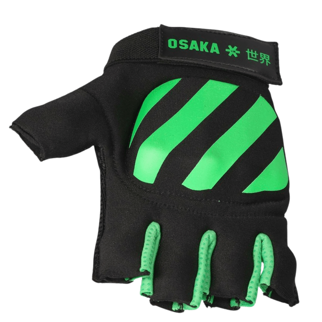 OSAKA Hockey | OSAKA Hockey Tekko Glove Left Hand | Tekko Glove Left Hand - XSmall / Black/Green | Total Hockey