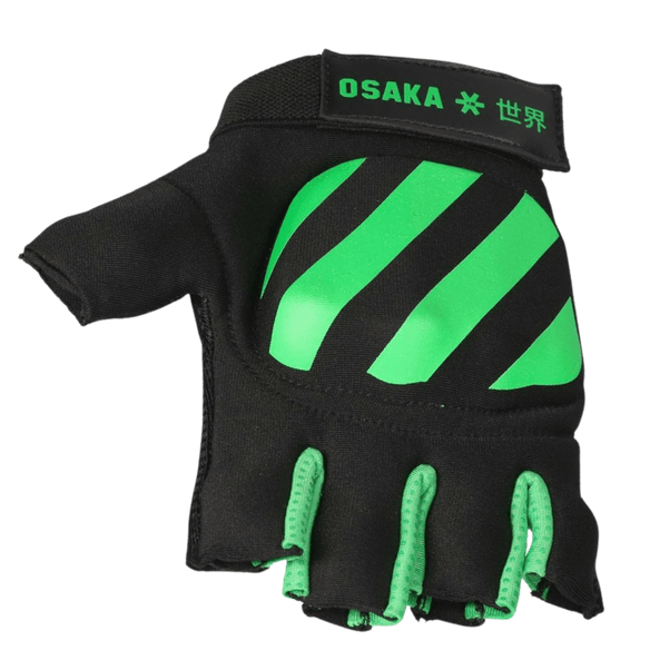 OSAKA Hockey | OSAKA Hockey Tekko Glove Left Hand | Tekko Glove Left Hand - XSmall / Black/Green | Total Hockey