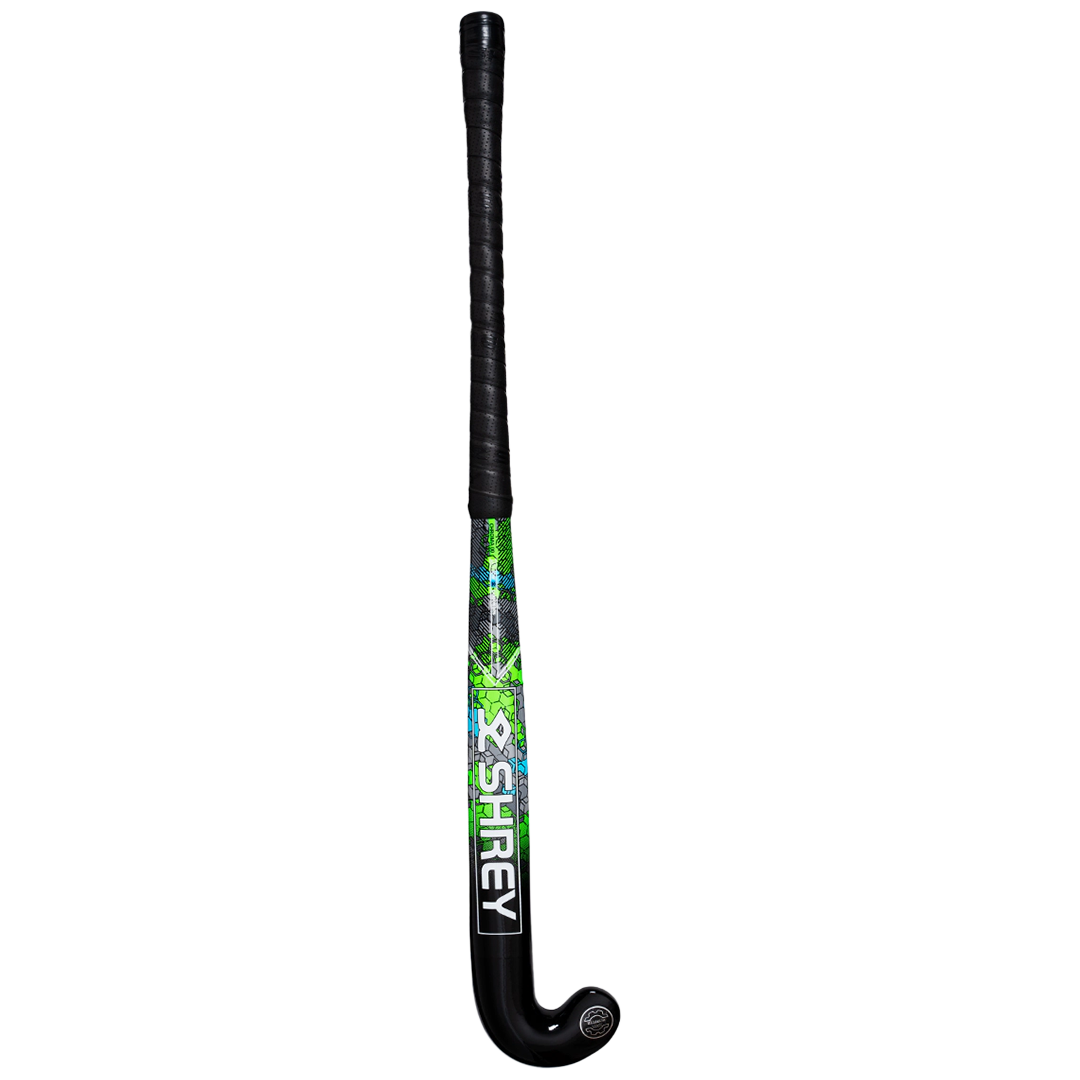 Shrey Hockey | Shrey Hockey Chroma 00 Fractal Camo Green/Blue (2025) | Chroma 00 Fractal Camo Green/Blue (2025) - 24" Light | Total Hockey