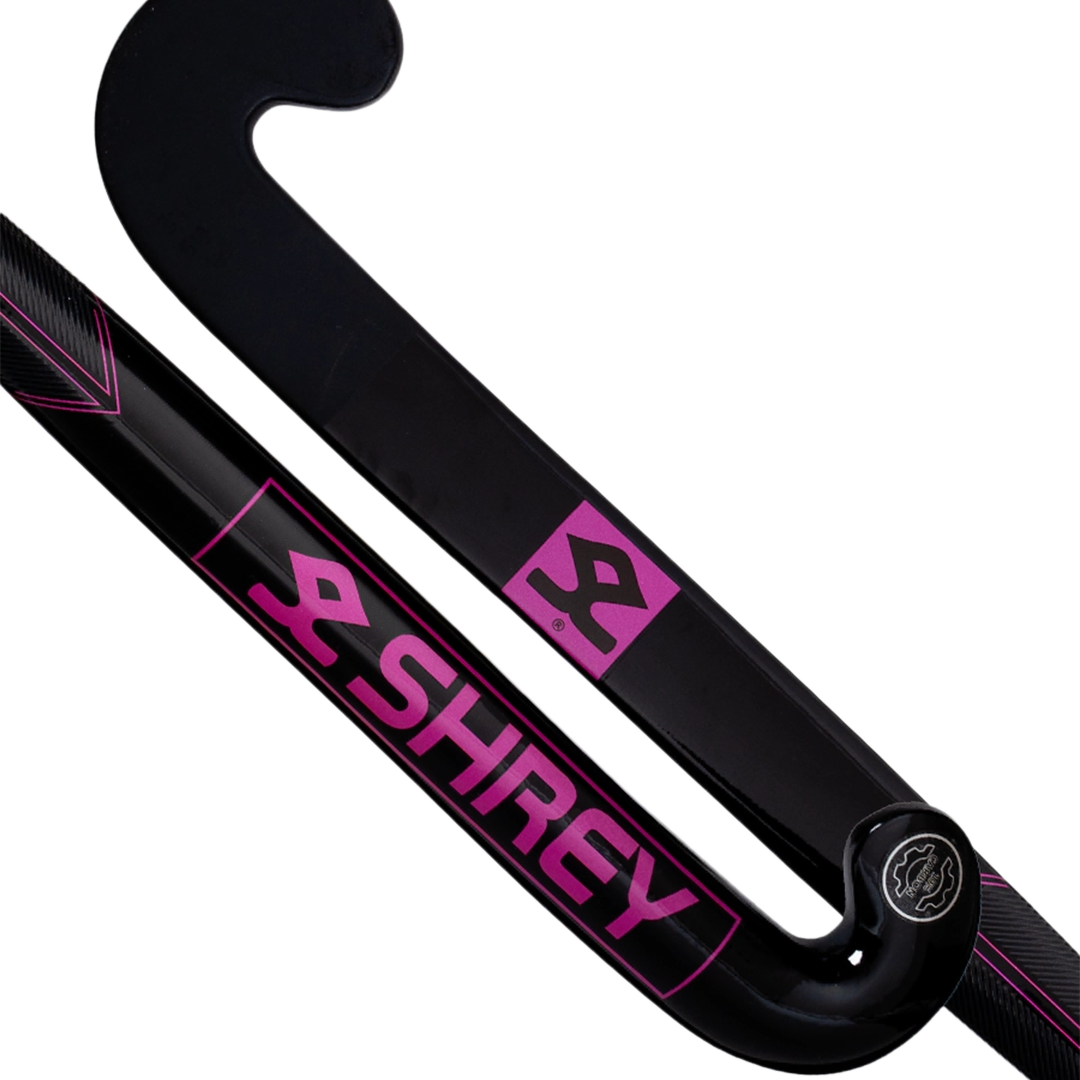 Shrey Hockey | Shrey Hockey Chroma 10 Black/Pink (2025) | Chroma 10 Black/Pink (2025) - 36.5" Light | Total Hockey