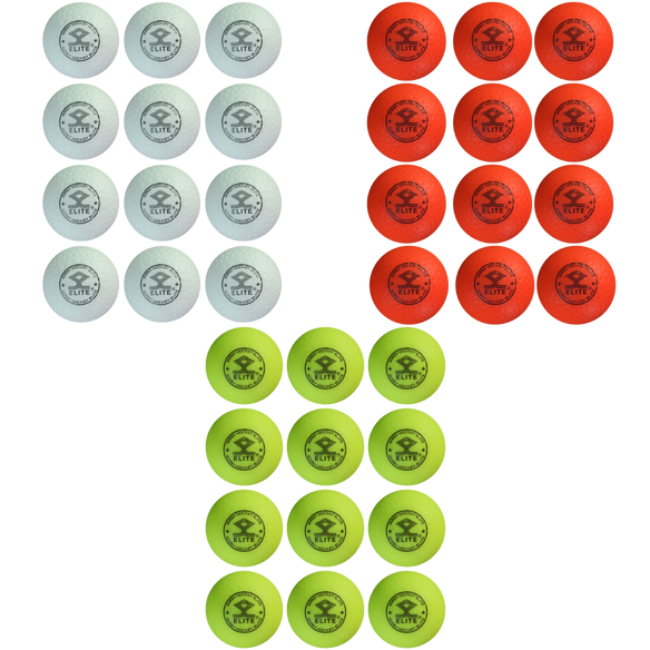 Shrey Hockey | Shrey Hockey Elite Dimple Ball - Box Of 12 | Elite Dimple Ball - Box Of 12 - White | Total Hockey