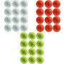 Shrey Hockey | Shrey Hockey Elite Dimple Ball - Box Of 12 | Elite Dimple Ball - Box Of 12 - White | Total Hockey