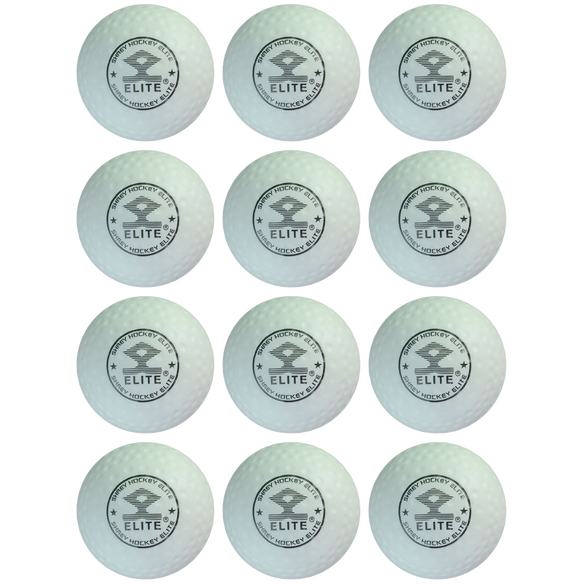 Shrey Hockey | Shrey Hockey Elite Dimple Ball - Box Of 12 | Elite Dimple Ball - Box Of 12 - White | Total Hockey