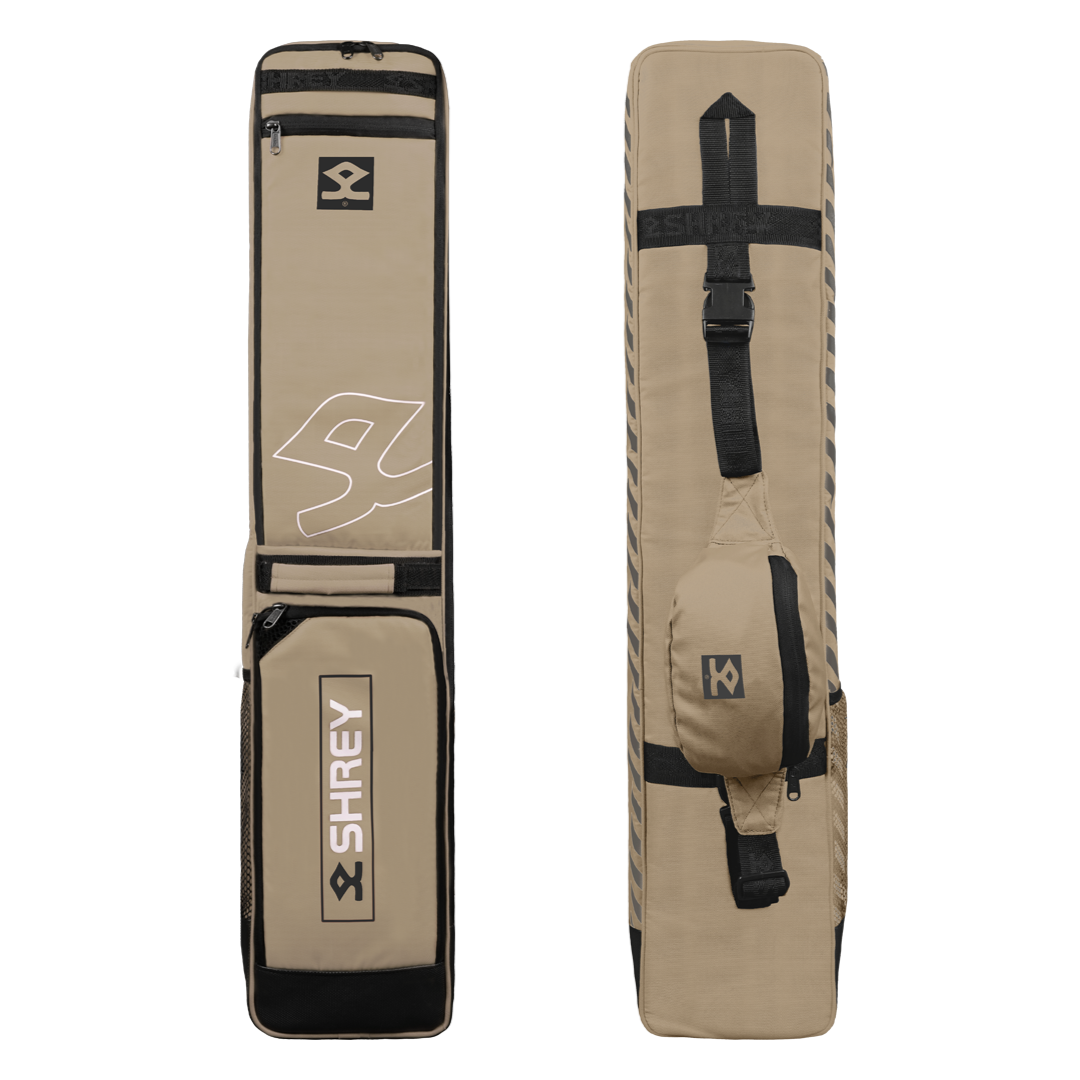 Shrey Hockey | Shrey Hockey Urban 25 Compact Stick Bag | Urban 25 Compact Stick Bag - Khaki | Total Hockey