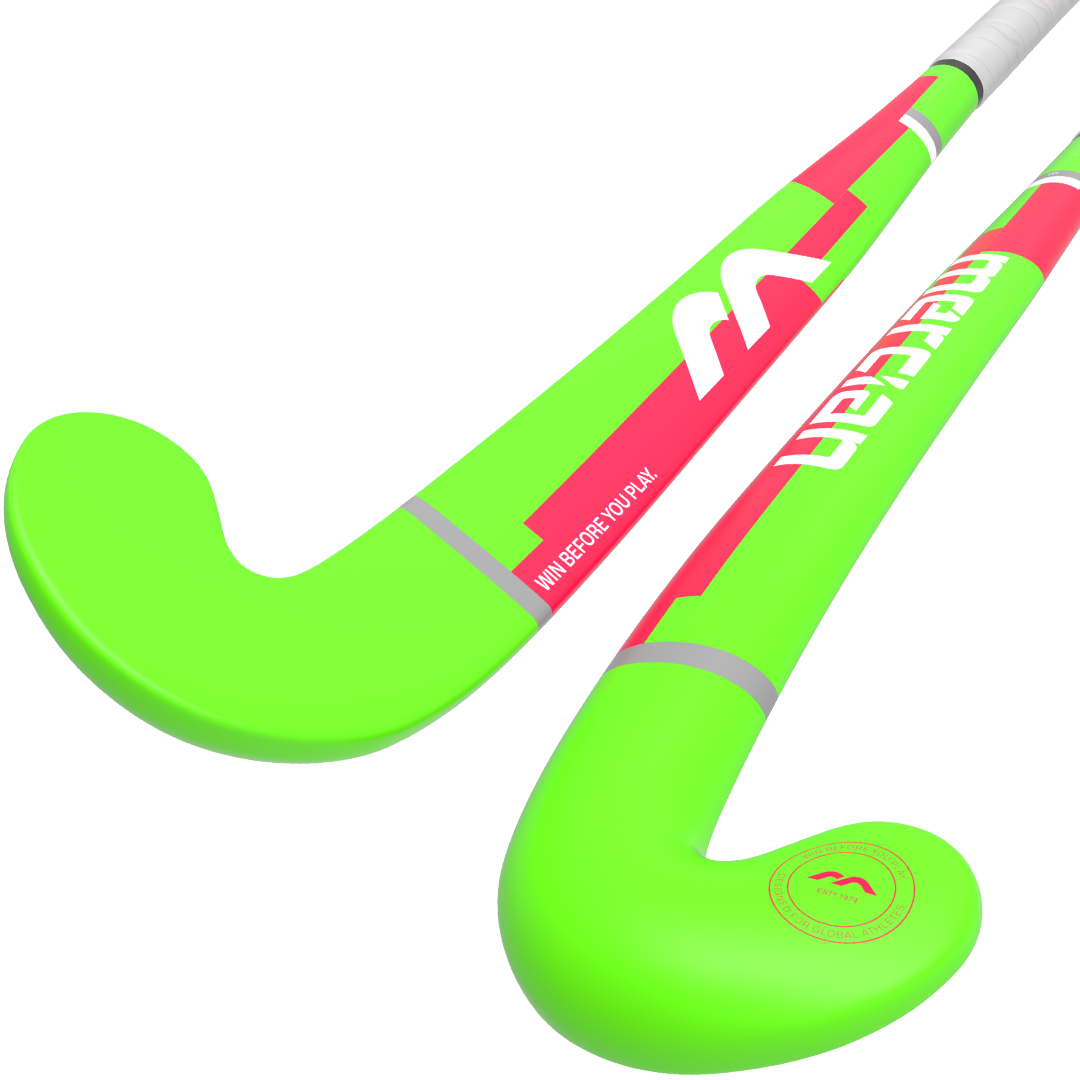Mercian Hockey | Mercian Hockey Genesis Wood Neon Rubin | Genesis Wood Neon Rubin - 22" Light | Total Hockey