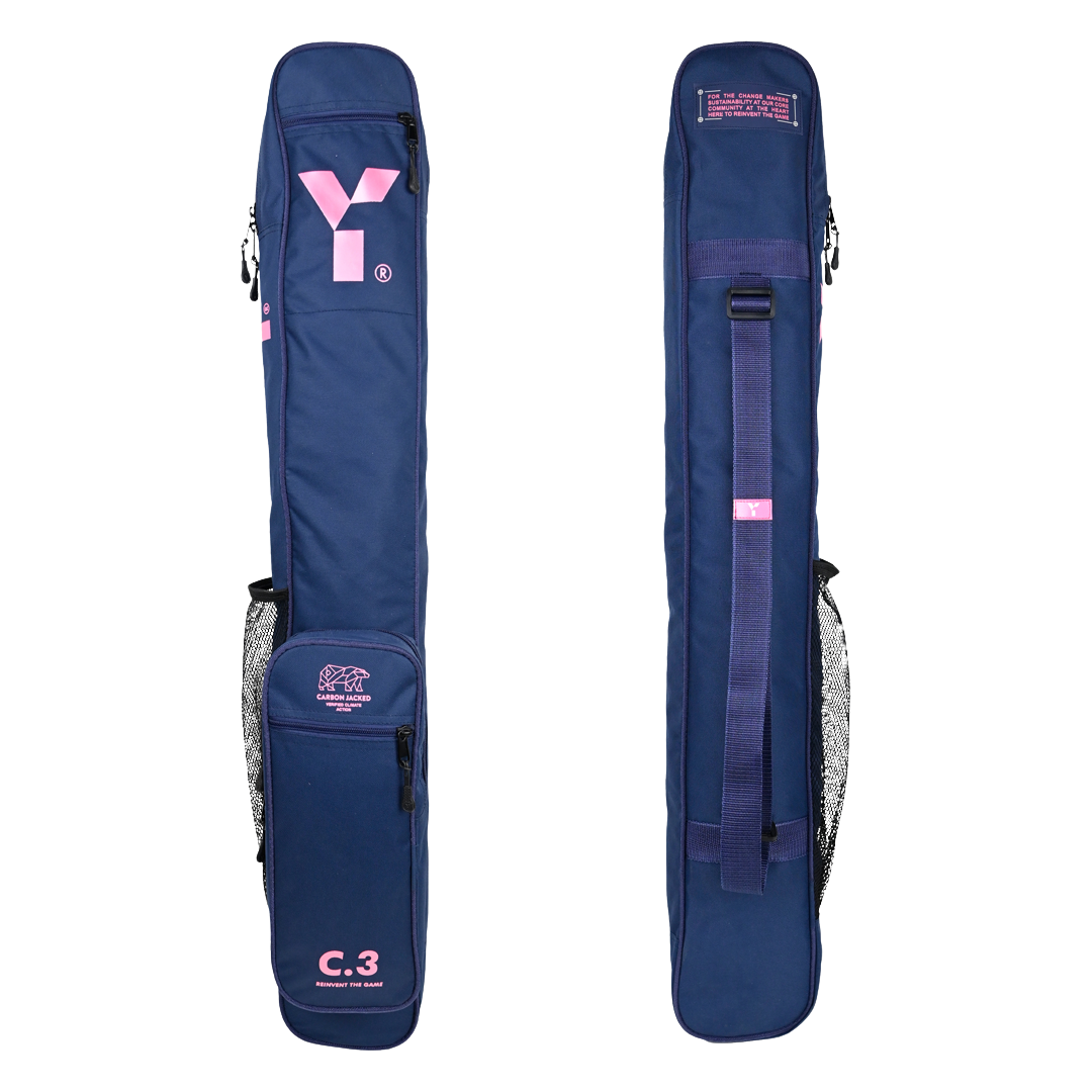 Young Ones | Young Ones C.3 Stick Bag | C.3 Stick Bag - Navy/Pink | Total Hockey