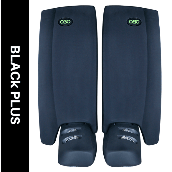 OBO | OBO ROBO PLUS Set Basic Black | ROBO PLUS Set Basic Black - Medium / Medium | Total Hockey
