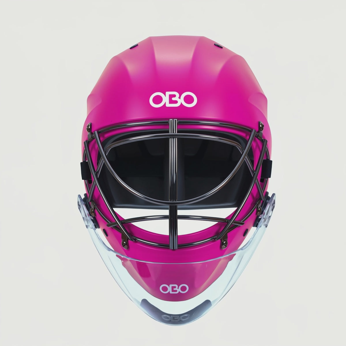 OBO ABS Helmet Pink with Throat Guard | OBO Helmet | Total-Hockey