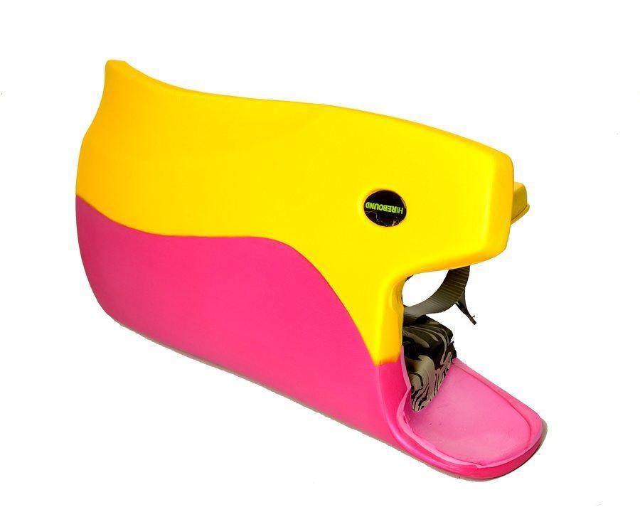 OBO | OBO HI REBOUND Legguards Yellow Wing/Yellow | HI REBOUND Legguards Yellow Wing/Yellow - Medium / Yellow Wing/Yellow | Total Hockey