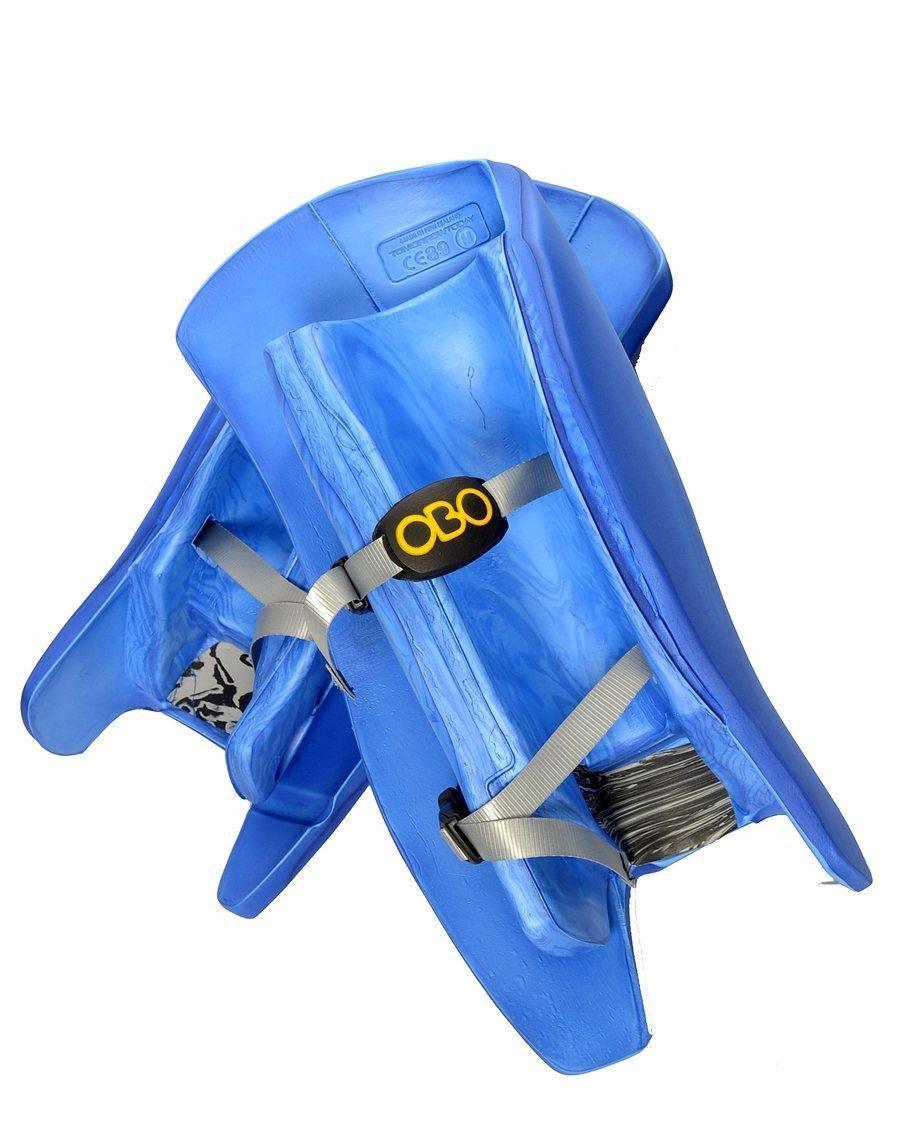 OBO | OBO HI CONTROL Legguards Blue | HI CONTROL Legguards Blue - Blue / Medium | Total Hockey