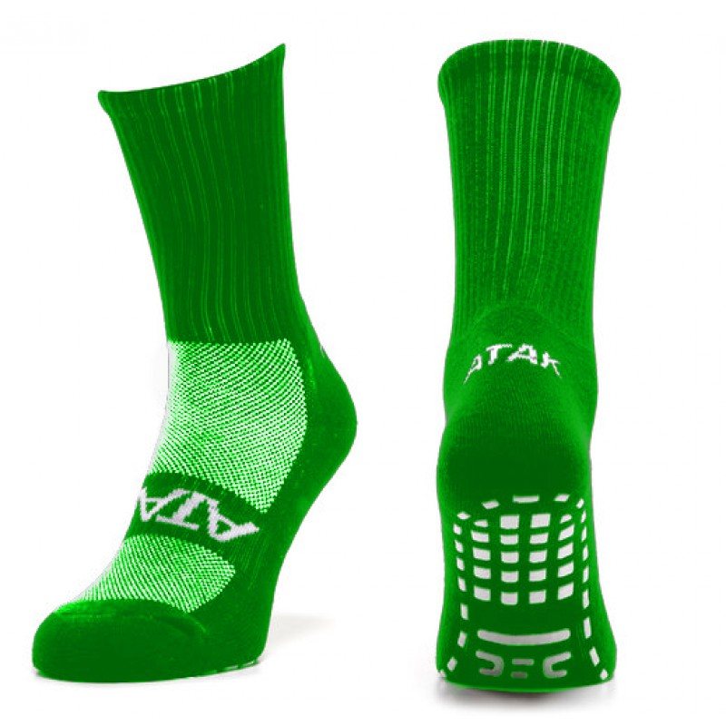 Non-Slip Mid Leg Socks Green