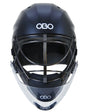 OBO | OBO ABS Helmet Black with Throat Guard | ABS Helmet Black with Throat Guard - Black / Small | Total Hockey