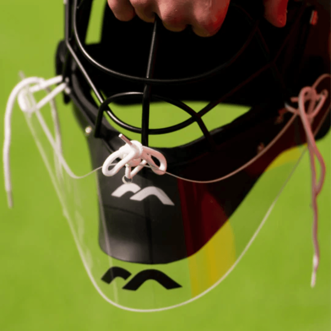Mercian Hockey | Mercian Hockey Elite Throat Guard | Elite Throat Guard - Clear | Total Hockey