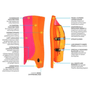 OBO | OBO HI REBOUND Legguards Black Wing/Green | HI REBOUND Legguards Black Wing/Green - Black Wing/Green / Medium | Total Hockey