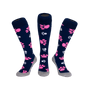 Hingly | Hingly Paw Prints Pink & White | Paw Prints Pink & White - EUR 31-35 | UK 12.5-3 | Total Hockey