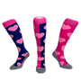 Hingly | Hingly Hearts Pink/Blue | Hearts Pink/Blue - EUR 31-35 | UK 12.5-3 | Total Hockey
