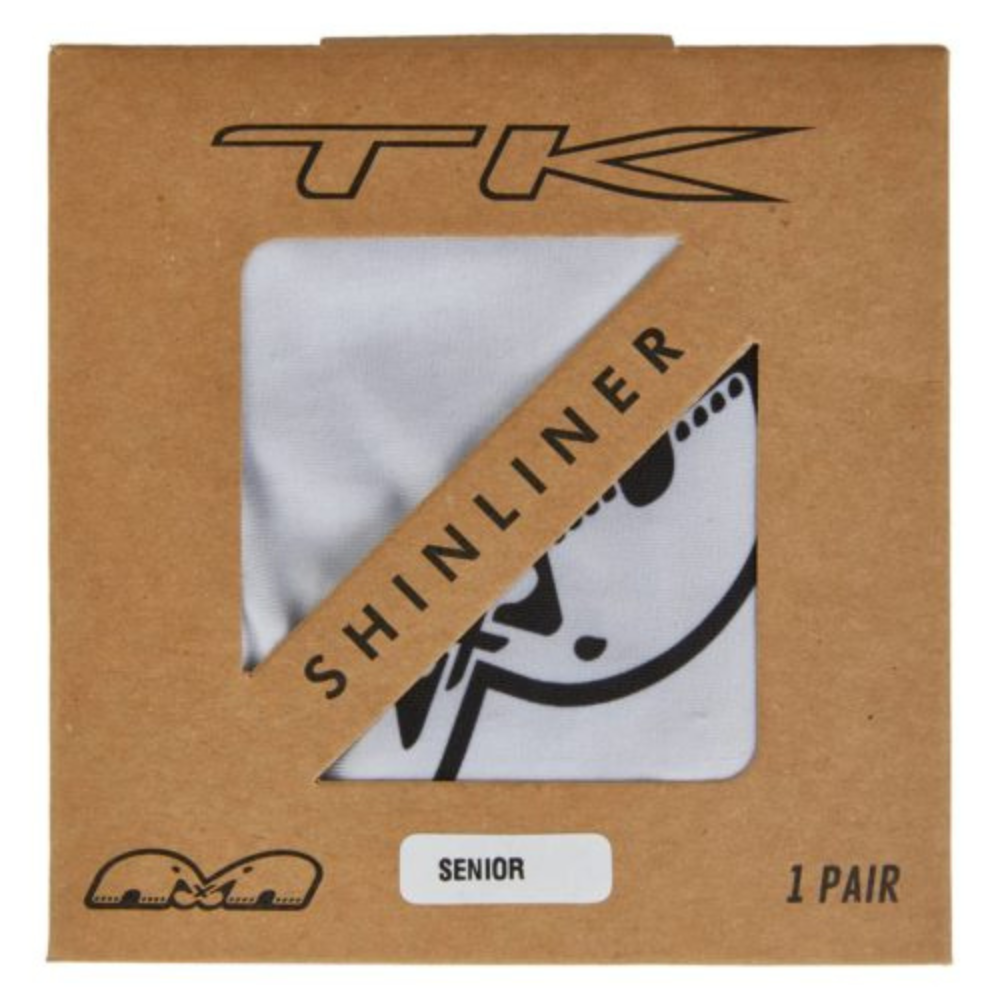 Shinliner With Stirrup - White