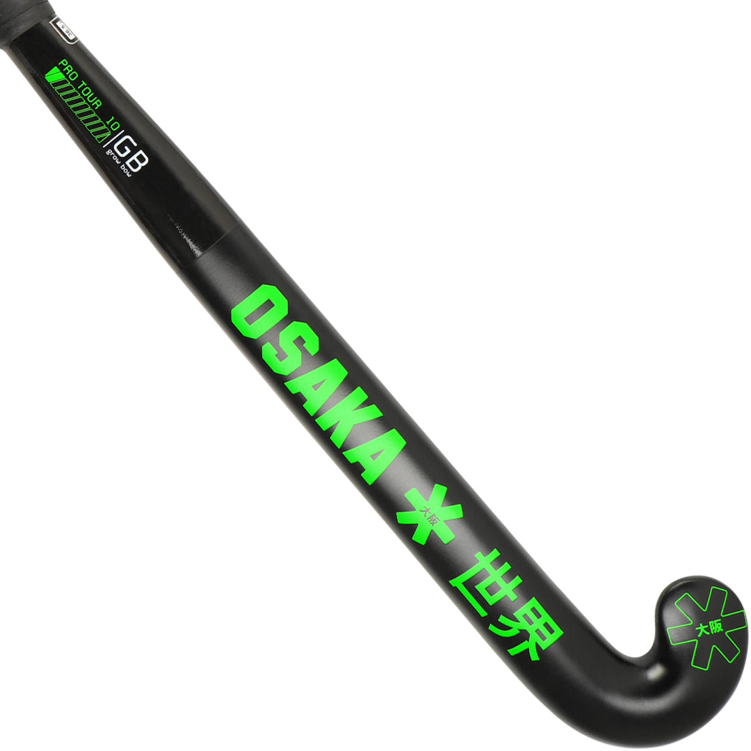 Osaka 1 Series Prime Wings Hockeystick - Standard Bow - Junior - Zwart Osaka 1 Series Prime Wings Hockeystick - Standard Bow - Junior - Zwart