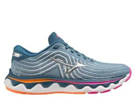 Wave Horizon 6 Ladies Running Shoe (Blue Ashes/Silver)